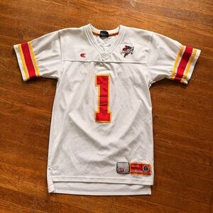Kids White and Red Sports Jersey